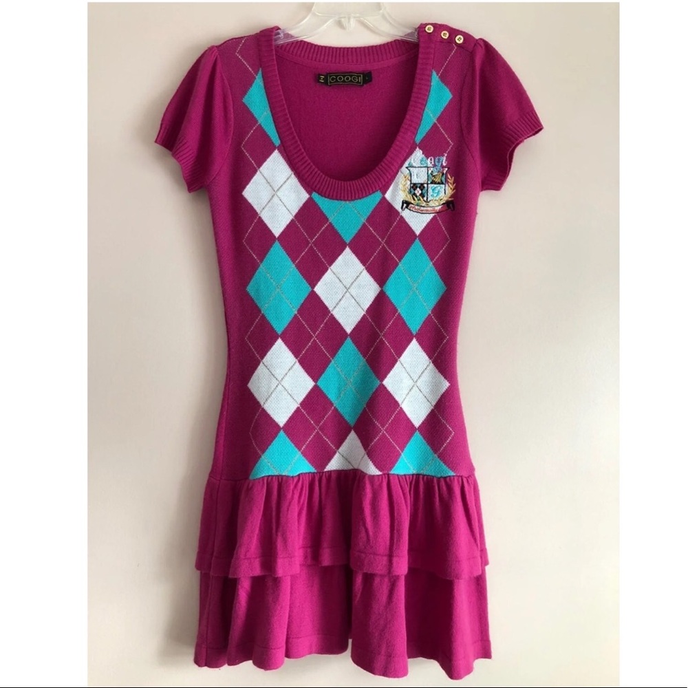 COOGI | Dresses | Coogi Womens Vintage Sweater Dress Size L | Poshmark